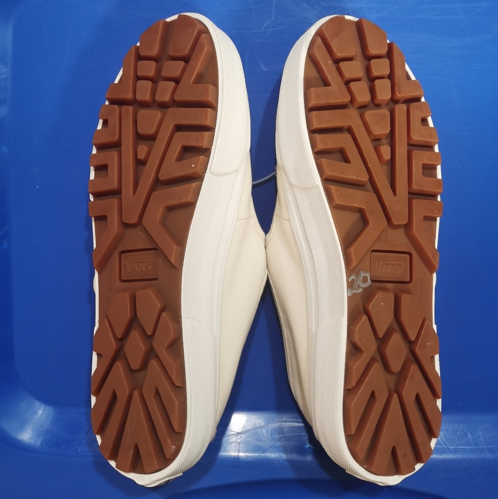 Vans Style 93 Mary Jane Women Cream Shoes Women 7 Men 5.5 NWT - Picture 2 of 10